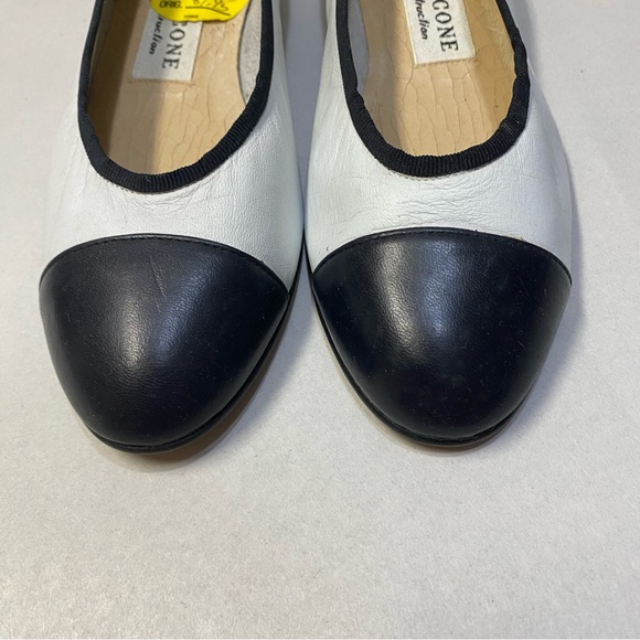 Vintage Evan Picone Women’s Flats Shoes Size 7M Leather 1990s Y2K Neutral NWT - Picture 4 of 14
